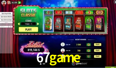 Descubra o Mundo do Cassino Online com 67game
